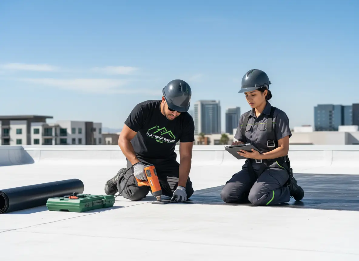 Flat Roof Patching in Mesa, AZ